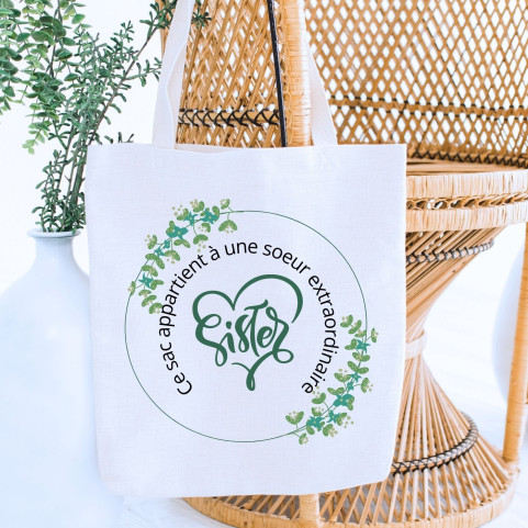sac pour une soeur extraordinaire
