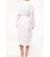Peignoir kimono blanc femme personnalisé