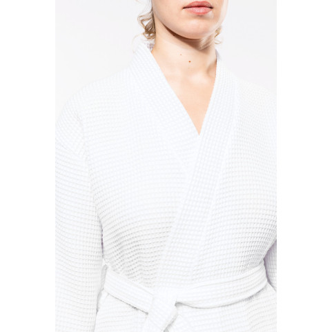 peignoir blanc kimono personnalisé