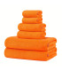linge de bain couleur orange