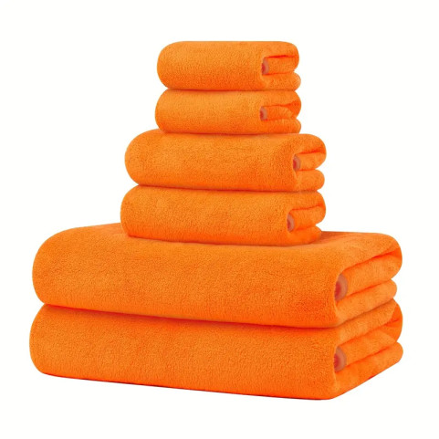 linge de bain couleur orange