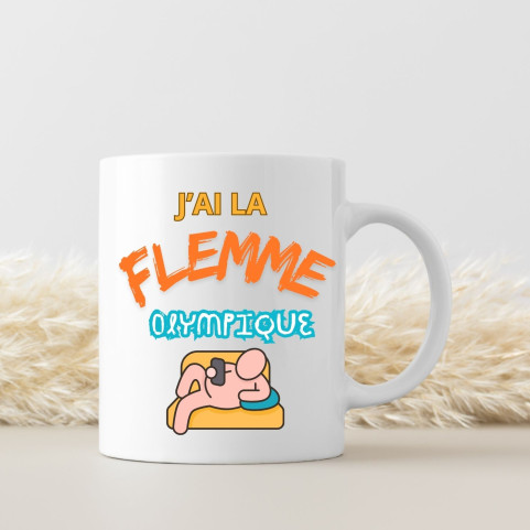mug la flemme olympique