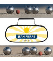Pochette à boules de pétanque personnalisée