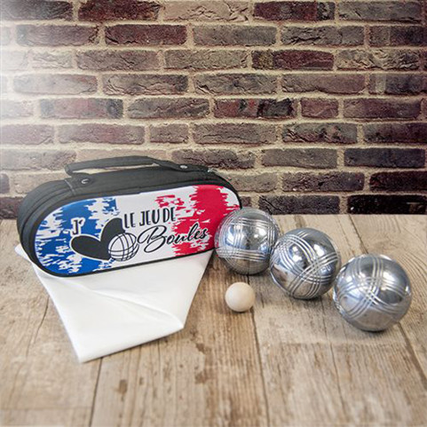 Pochette à boules de pétanque personnalisée