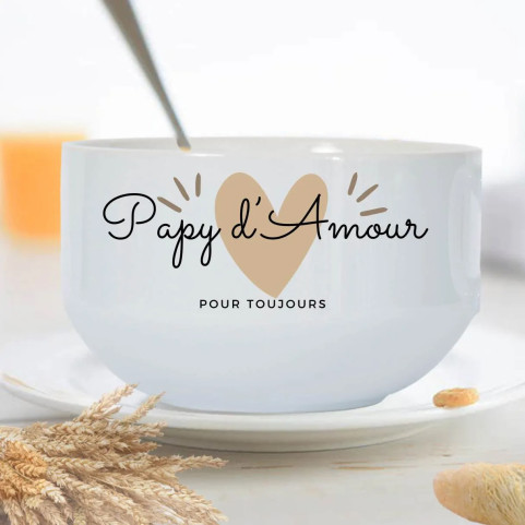bol papi d'amour personnalisé