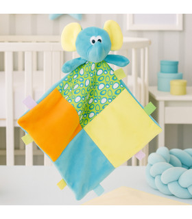 doudou plat elephant personnalisé