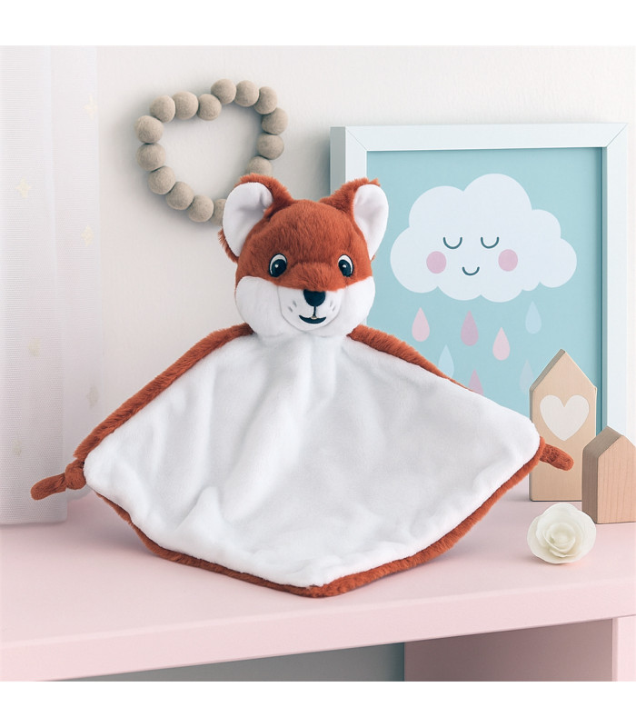 Doudou renard enfant personnalisé prénom