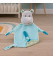 Doudou hippopotame brodé