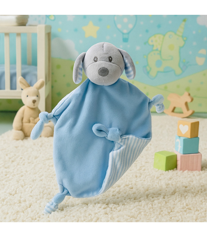 Doudou Chien Ben Brodée - Cadeau Naissance Personnalisé