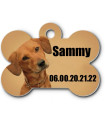 Pendentif personnalisé os pour chien
