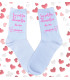 chaussettes blanches originales pour une cousine