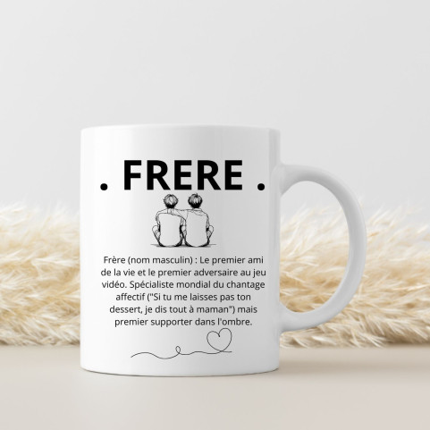 mug frere personnalisable