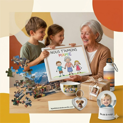 Cadeaux Personnalisés Dessin d'Enfant & Style Pop Art