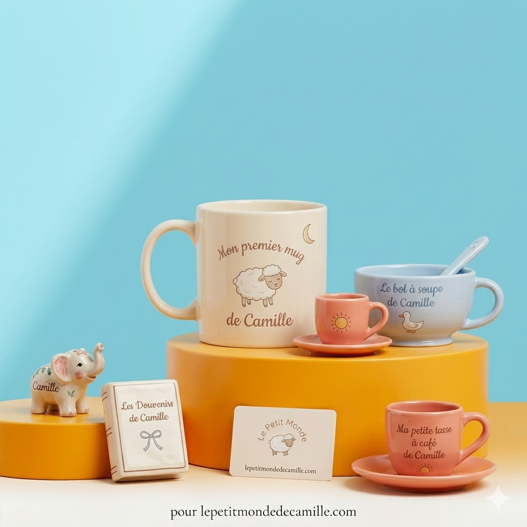 Vaisselle Personnalisée : Mugs, Bols et Photos