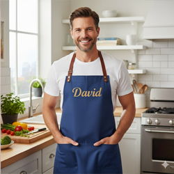 Tablier Brodé Personnalisé : Pro & Cuisinier Amateur