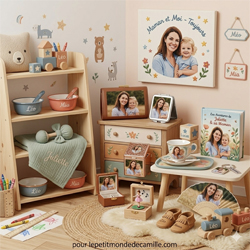 Cadeaux Bébé et Enfant Personnalisés avec Photo