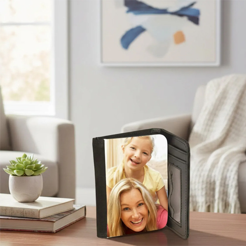 portefeuille personnalisé avec photo